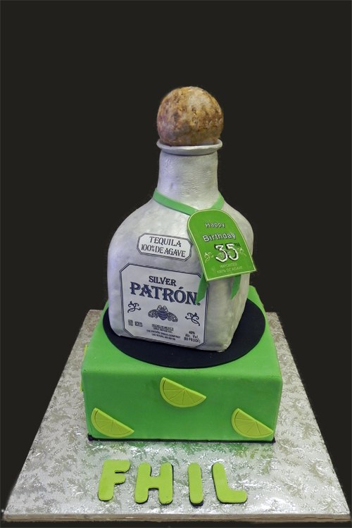 custom bottle cake